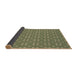 Thickness of Patterned Fern Green Rug, pat2445brn