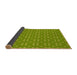 Thickness of Patterned Pistachio Green Rug, pat2445yw