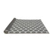 Thickness of Patterned Platinum Silver Gray Rug, pat2446gry