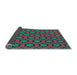 Thickness of Patterned Sea Green Rug, pat2451lblu