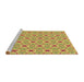 Sideview of Machine Washable Transitional Light Brown Rug, wshpat2455brn