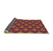 Thickness of Patterned Light Brown Rug, pat2459org