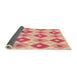 Thickness of Patterned Red Rug, pat246org