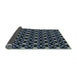 Thickness of Patterned Night Blue Rug, pat2462lblu