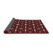 Thickness of Patterned Chocolate Brown Rug, pat2471rd