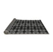 Thickness of Patterned Black Rug, pat2473gry