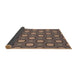 Thickness of Patterned Coffee Brown Rug, pat2485brn