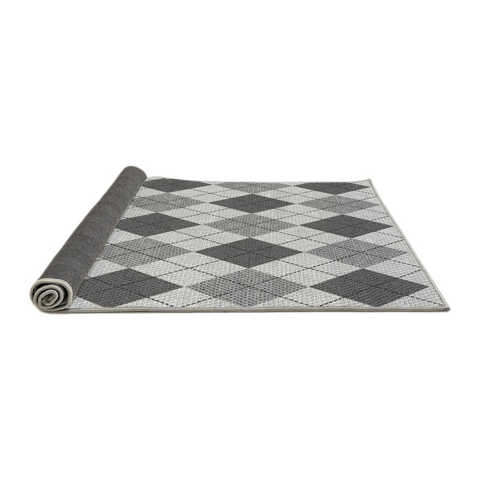 Thickness of Patterned Light Gray Rug, pat249gry