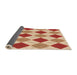 Thickness of Patterned Red Rug, pat249org