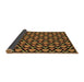 Thickness of Patterned Orange Rug, pat2491brn