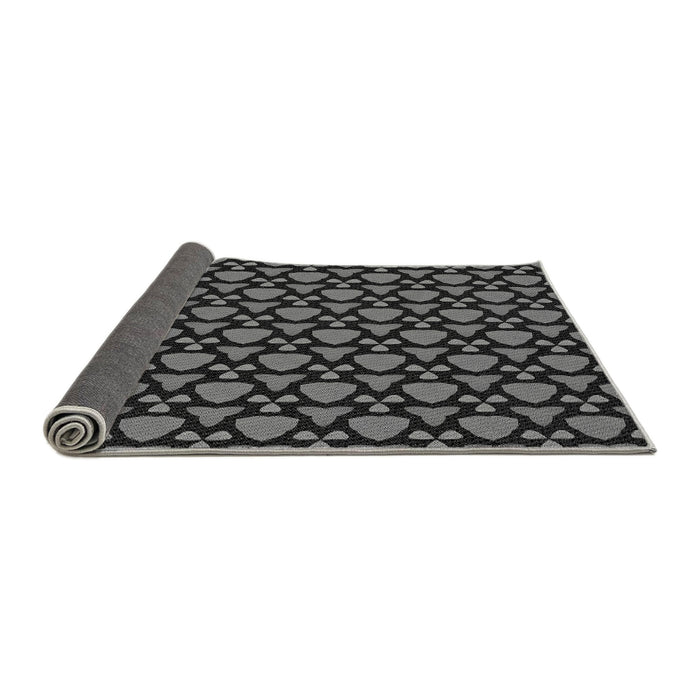 Thickness of Patterned Gray Rug, pat2491gry