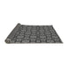 Thickness of Patterned Dark Gray Rug, pat2499gry