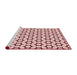 Sideview of Machine Washable Transitional Light Rose Pink Rug, wshpat2510rd