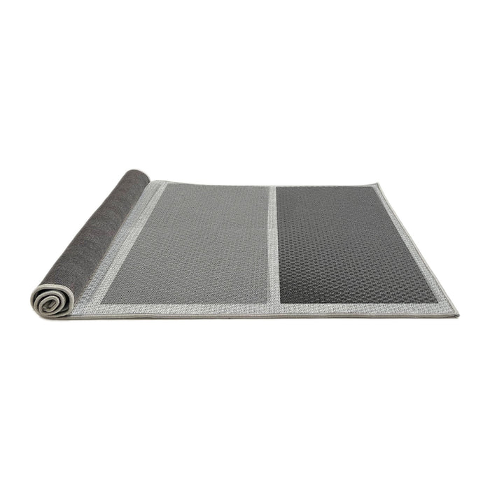 Thickness of Patterned Silver Gray Rug, pat2511gry