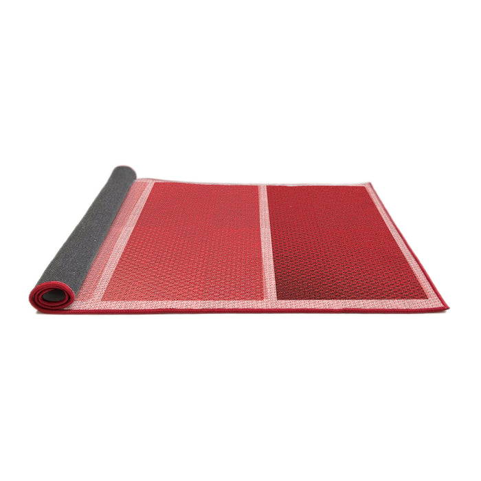 Thickness of Patterned Red Rug, pat2511rd