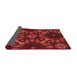 Thickness of Patterned Red Rug, pat2516rd