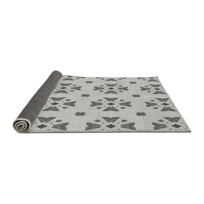 Thickness of Patterned Gray Rug, pat2518gry