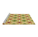 Sideview of Machine Washable Transitional Dark Golden Brown Rug, wshpat2519brn