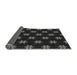 Thickness of Patterned Black Rug, pat2520gry