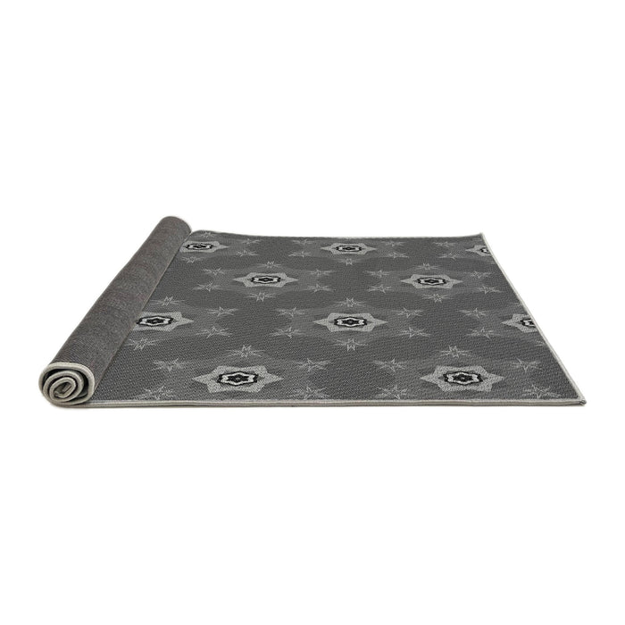 Thickness of Patterned Gray Rug, pat2521gry