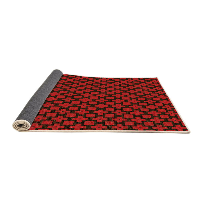 Thickness of Patterned Red Rug, pat2522org