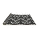 Thickness of Patterned Dark Gray Rug, pat2524gry