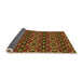 Thickness of Patterned Sedona Brown Rug, pat2526org