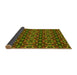 Thickness of Patterned Bakers Brown Rug, pat2526yw