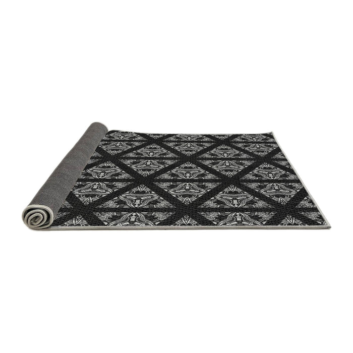 Thickness of Patterned Gray Rug, pat2527gry