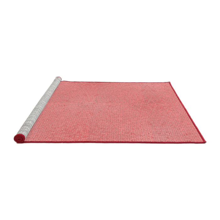 Sideview of Machine Washable Transitional Light Coral Pink Rug, wshpat2532rd