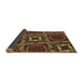 Thickness of Patterned Light Brown Rug, pat2534brn