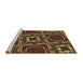 Sideview of Machine Washable Transitional Light Brown Rug, wshpat2534brn