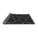 Thickness of Patterned Black Rug, pat2537gry