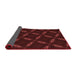 Thickness of Patterned Fire Brick Red Rug, pat2537rd