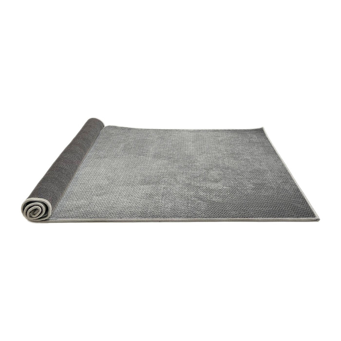 Thickness of Patterned Platinum Gray Rug, pat2546gry