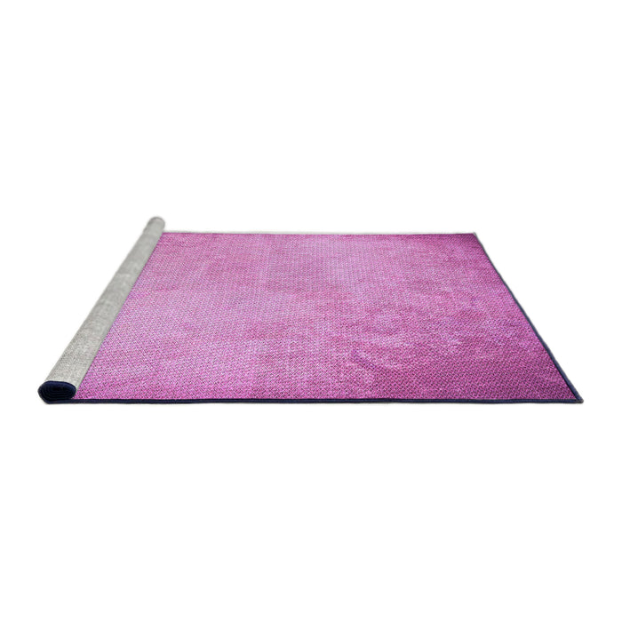 Sideview of Machine Washable Transitional Violet Purple Rug, wshpat2546pur