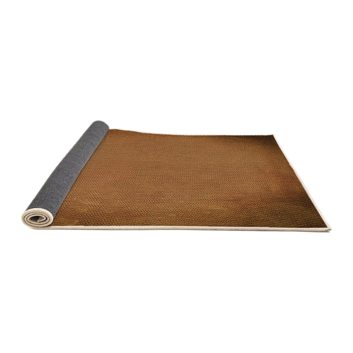 Thickness of Patterned Orange Rug, pat2547org