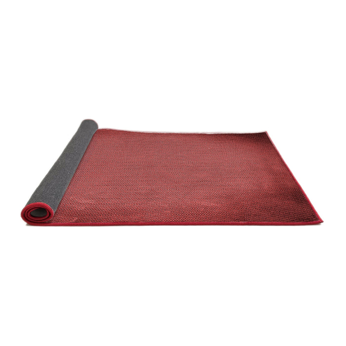 Thickness of Patterned Red Rug, pat2547rd