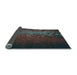 Thickness of Patterned Midnight Gray Rug, pat2555lblu