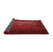 Thickness of Patterned Tomato Red Rug, pat2555rd