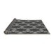 Thickness of Patterned Gunmetal Gray Rug, pat2557gry