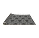 Thickness of Patterned Black Rug, pat2559gry