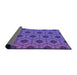 Thickness of Patterned Amethyst Purple Rug, pat2559pur