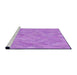 Sideview of Machine Washable Transitional Violet Purple Rug, wshpat2565pur