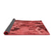 Thickness of Patterned Red Rug, pat2572rd