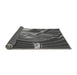 Thickness of Patterned Dark Gray Rug, pat258gry