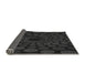 Thickness of Patterned Black Rug, pat2580gry