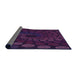 Thickness of Patterned Purple Rug, pat2580pur