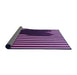 Thickness of Patterned Purple Rug, pat2582pur