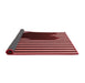 Thickness of Patterned Red Rug, pat2582rd